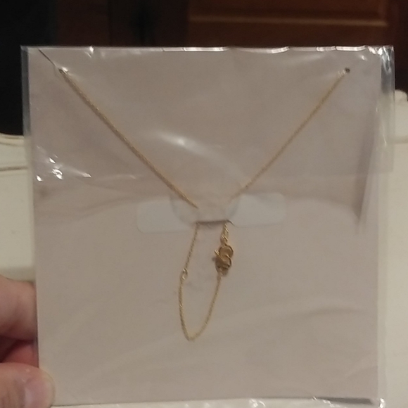 BYCHARI Gold HOPE Letters 18" Necklace NEW - Picture 2 of 2